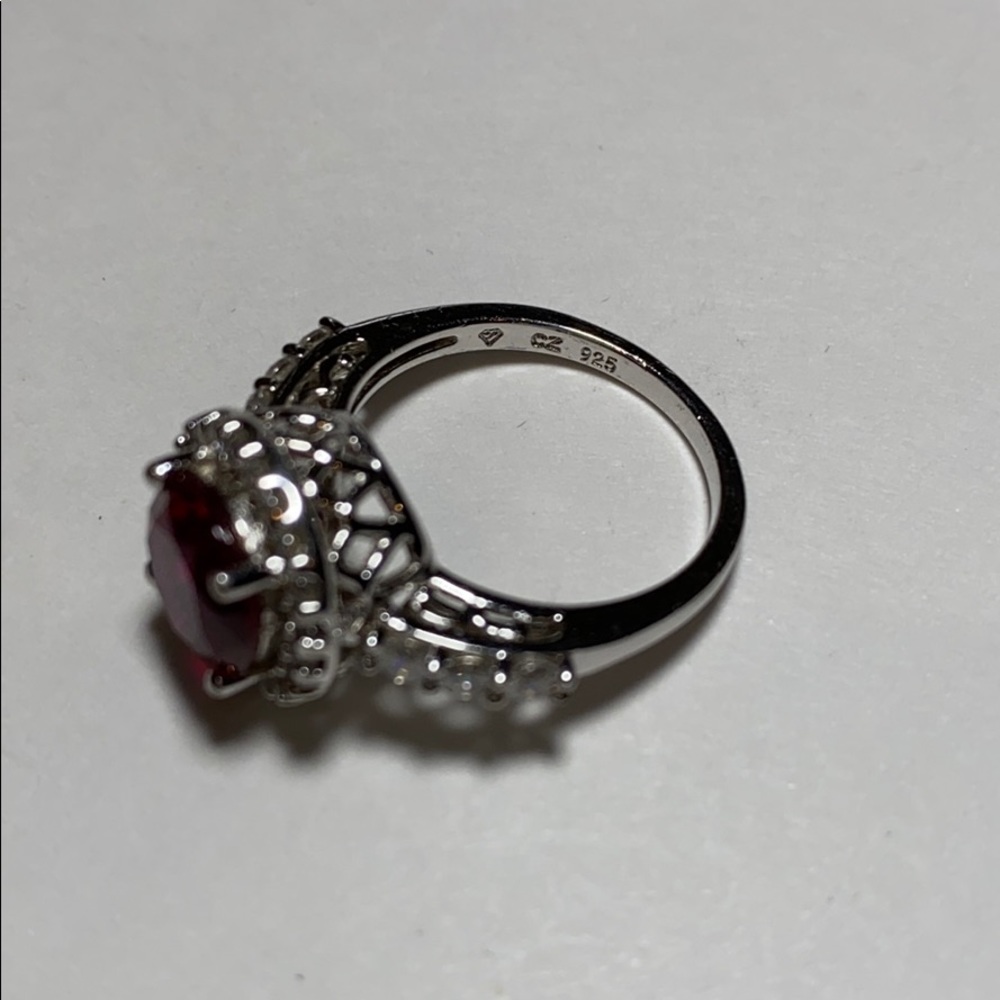Ruby & Cz Ring - image 7